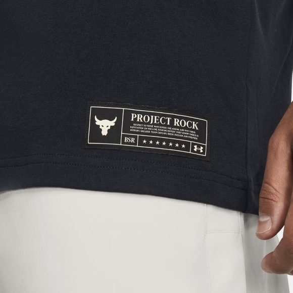 NWT UA Men's Project Rock Heavyweight Short Sleeve shirt - Picture 8 of 17